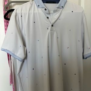 Greyson 2 size L button down polo golf shirts. Good condition lightly used